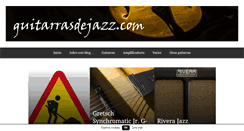 Desktop Screenshot of guitarrasdejazz.com